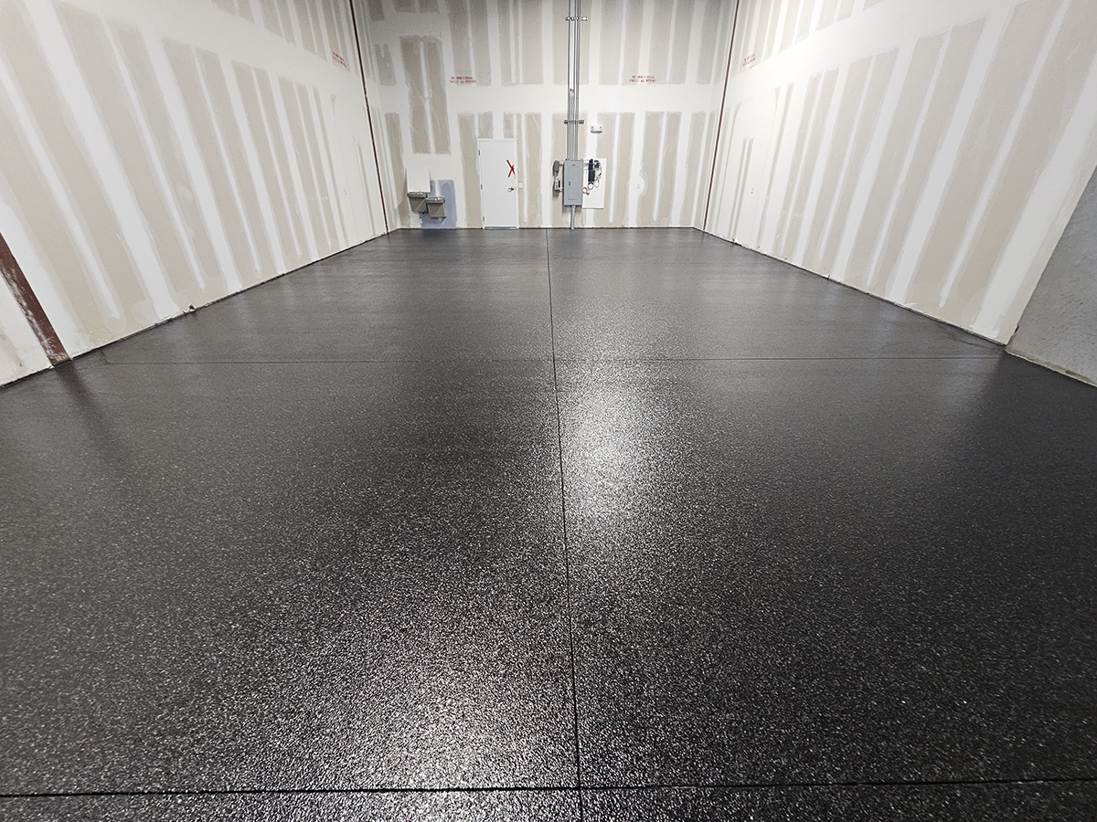 Black Epoxy Garage Flooring