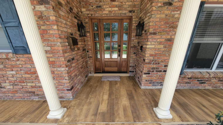Faux Wood Overlay