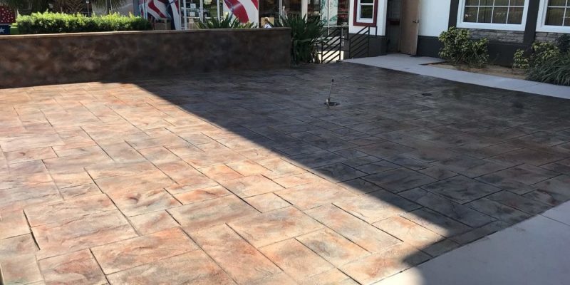 DreamCrete residential stamped concrete