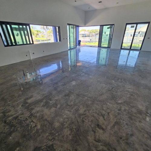 Indoor Concrete Polish Flooring Florida